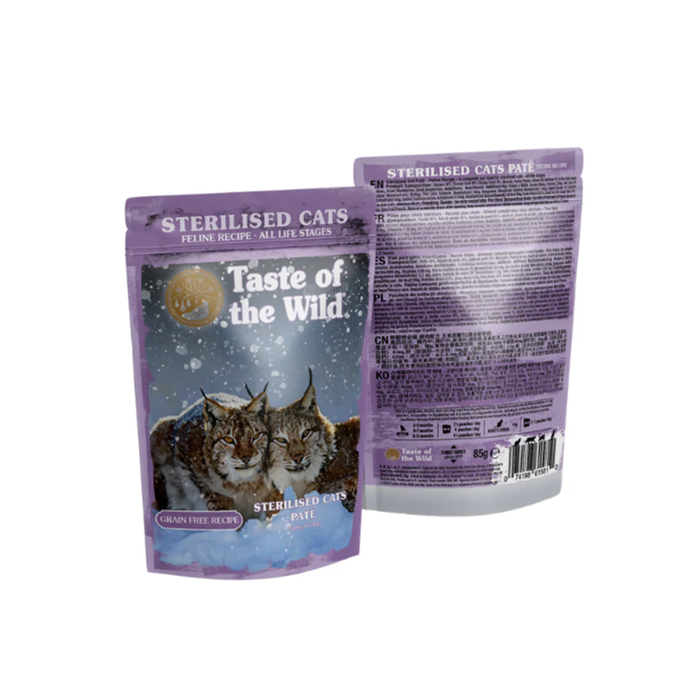 TASTE OF THE WILD Indoor/ Sterilised Chicken Pate Wet Cat Food - Image 2
