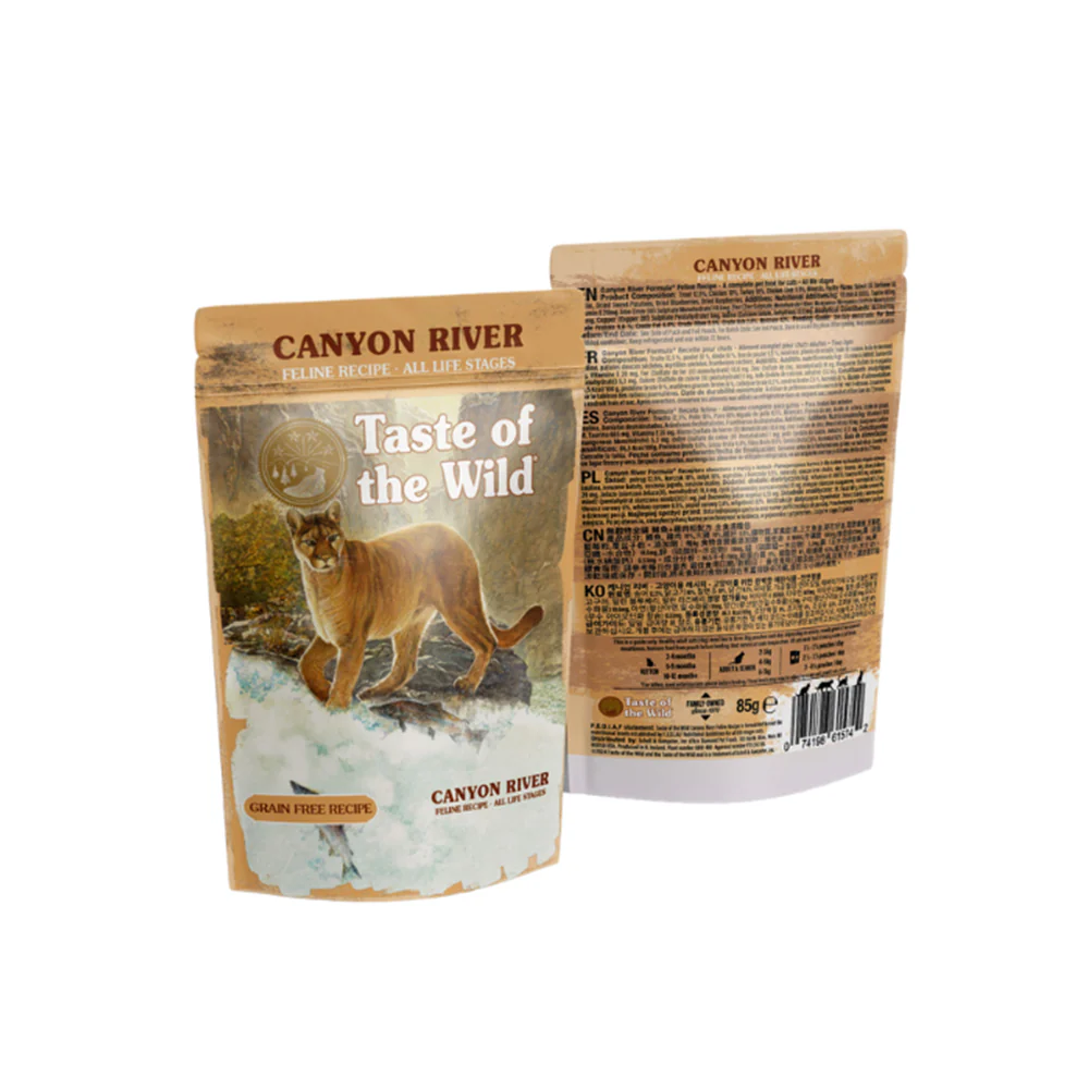 TASTE OF THE WILD Canyon River Chunks In Gravy Pouch Wet Cat Food - Image 2