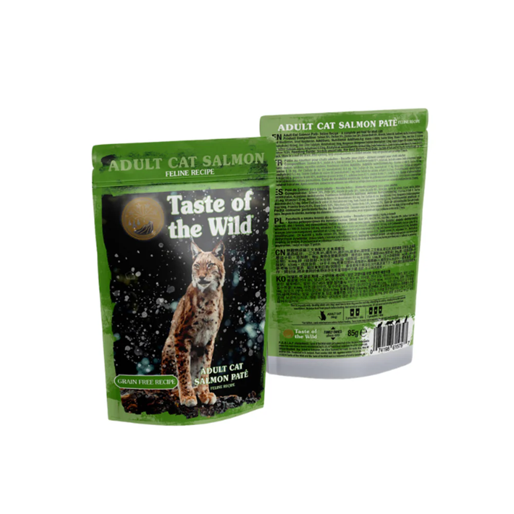 TASTE OF THE WILD Salmon With Chicken Pate Pouch Adult Wet Cat Food - Image 2
