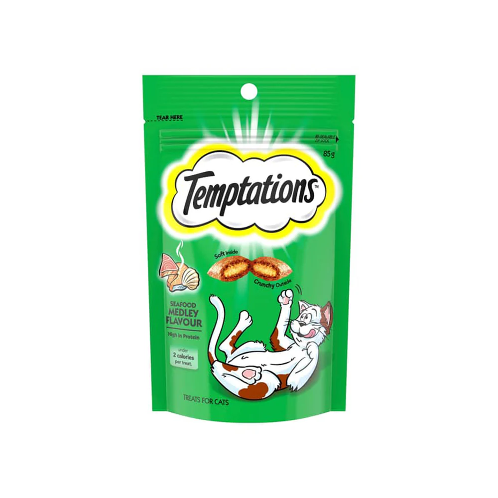 TEMPTATIONS Snacks Seafood Medley Cat Treats - Image 2