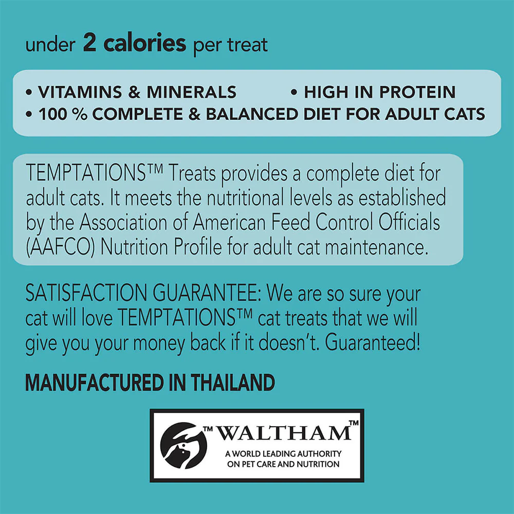 TEMPTATIONS Snacks Tempting Tuna Cat Treats 85g - Image 5