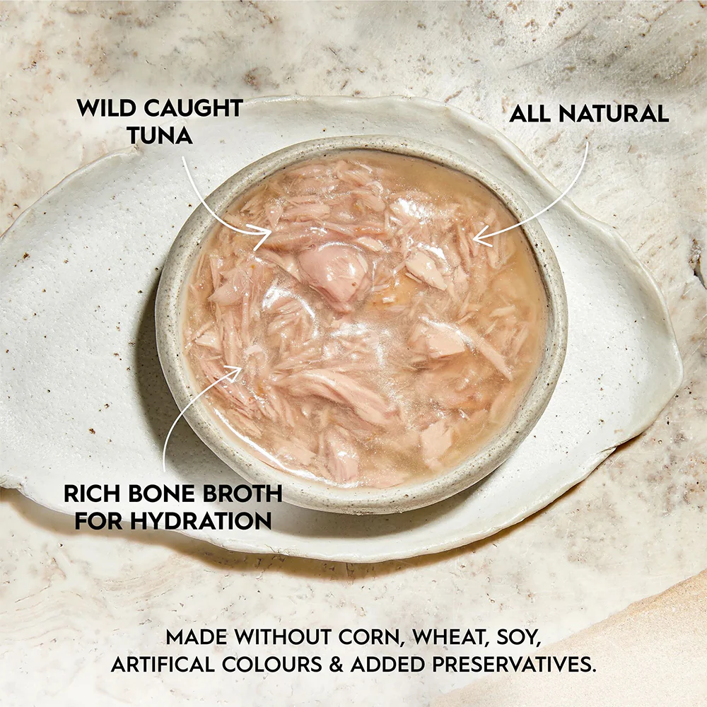 TRILOGY Wild Caught Tuna in Bone Broth Kitten Canned Cat Food - Image 4
