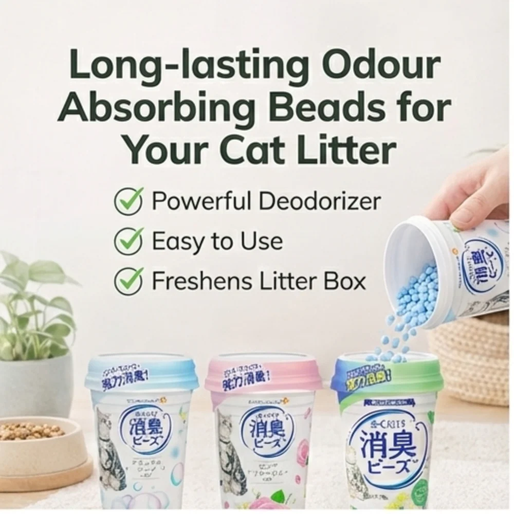 UNICHARM Cat Litter Deodorising Beads 450ml - Image 5