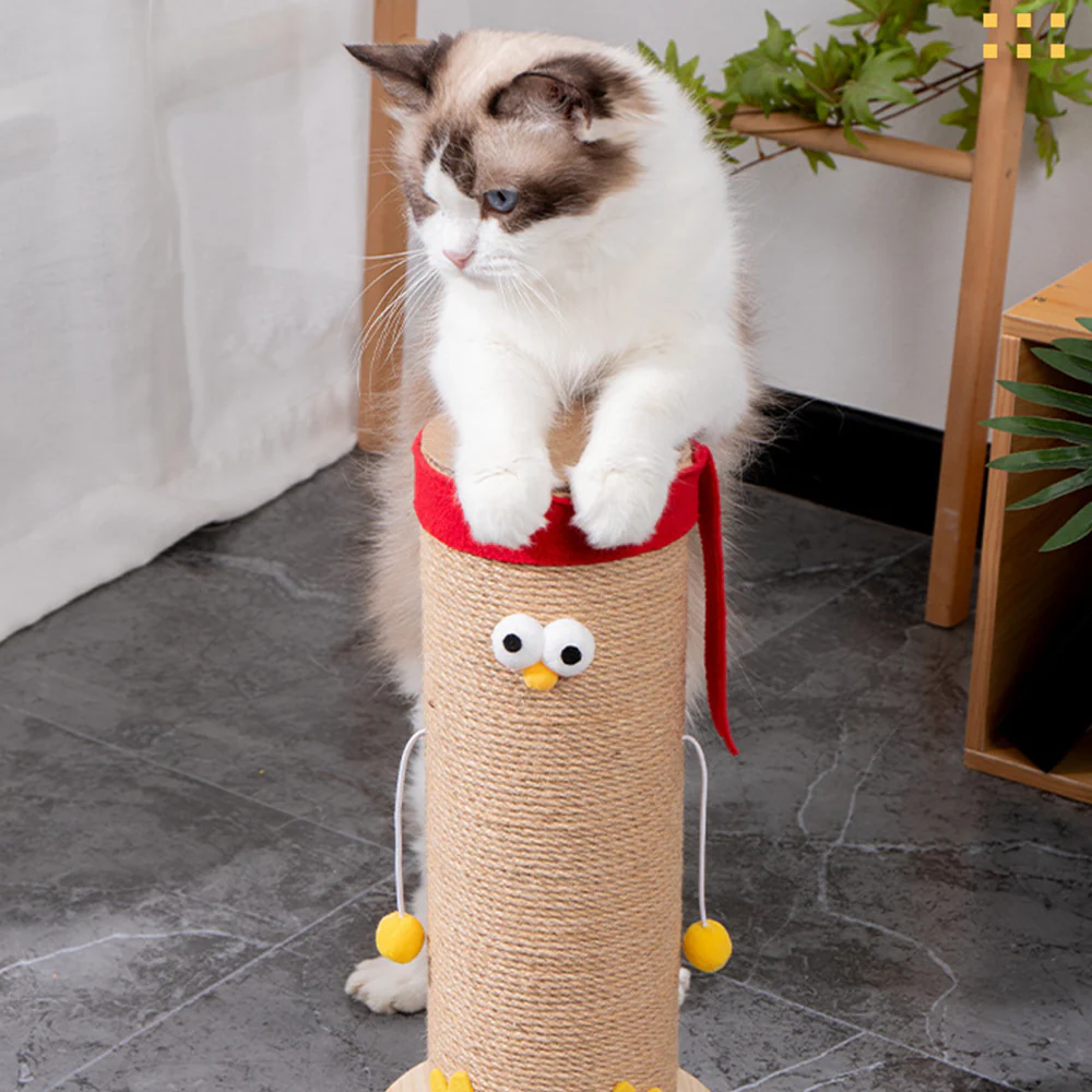 Vertical Sisal Cat Scratching Post - Image 4