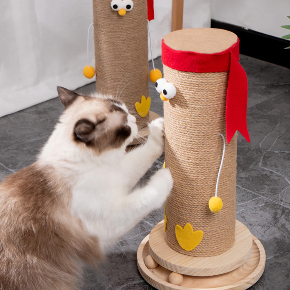 Vertical Sisal Cat Scratching Post - Image 7