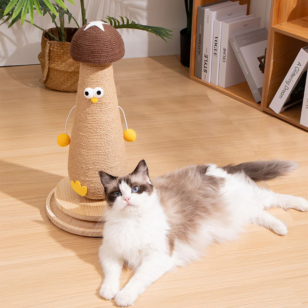 Vertical Sisal Cat Scratching Post - Image 8
