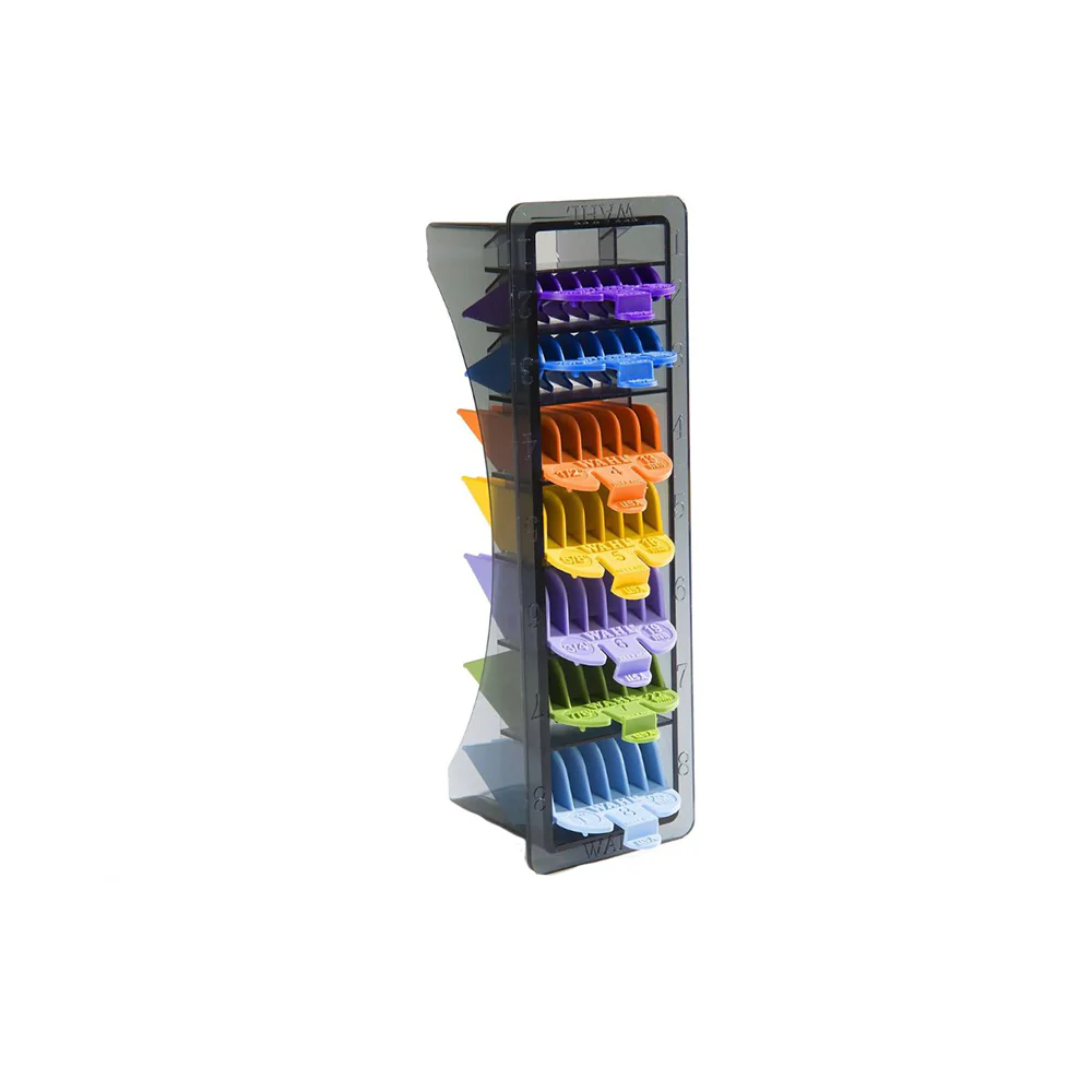 WAHL #1-8 Plastic Color Coded Guide Comb Set - Image 3