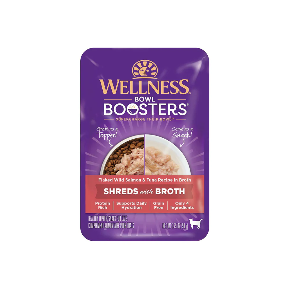 WELLNESS Core Simply Shreds Flaked Wild Salmon & Tuna Wet Cat Food - Image 2