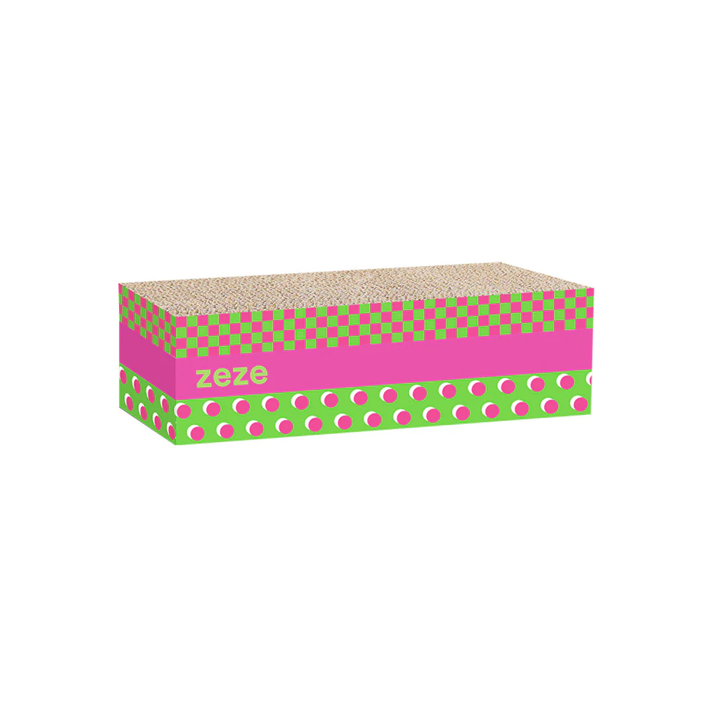 ZEZE 3-in-1 Cat Scratcher – Large Corrugated Cardboard - Image 4