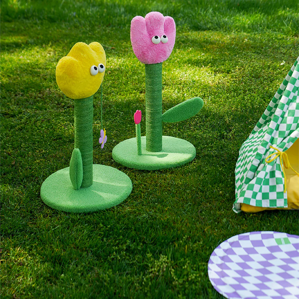 ZEZE Tulip Cat Tree Scratching Post - Image 12