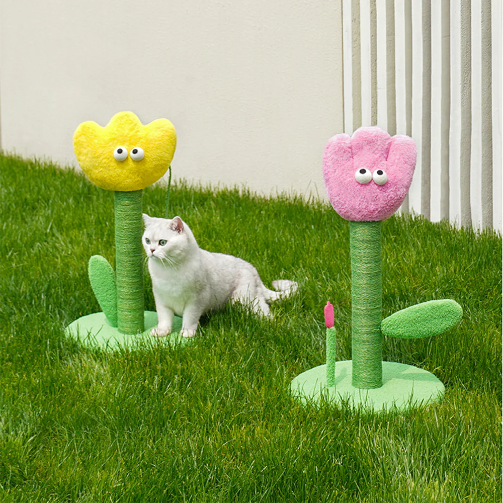 ZEZE Tulip Cat Tree Scratching Post - Image 9