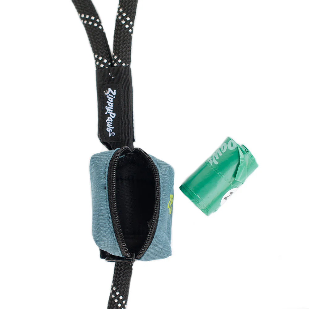 ZIPPY PAWS Green Adventure Leash Dog Poop Bag Dispenser + Waste Roll - Image 4