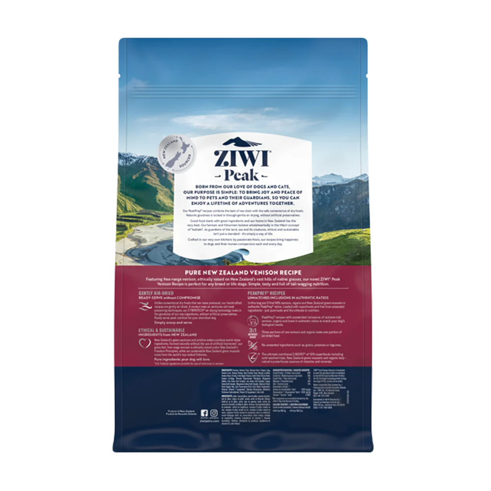 ZIWI Peak Venison Recipe Air Dried Dog Food - Image 5