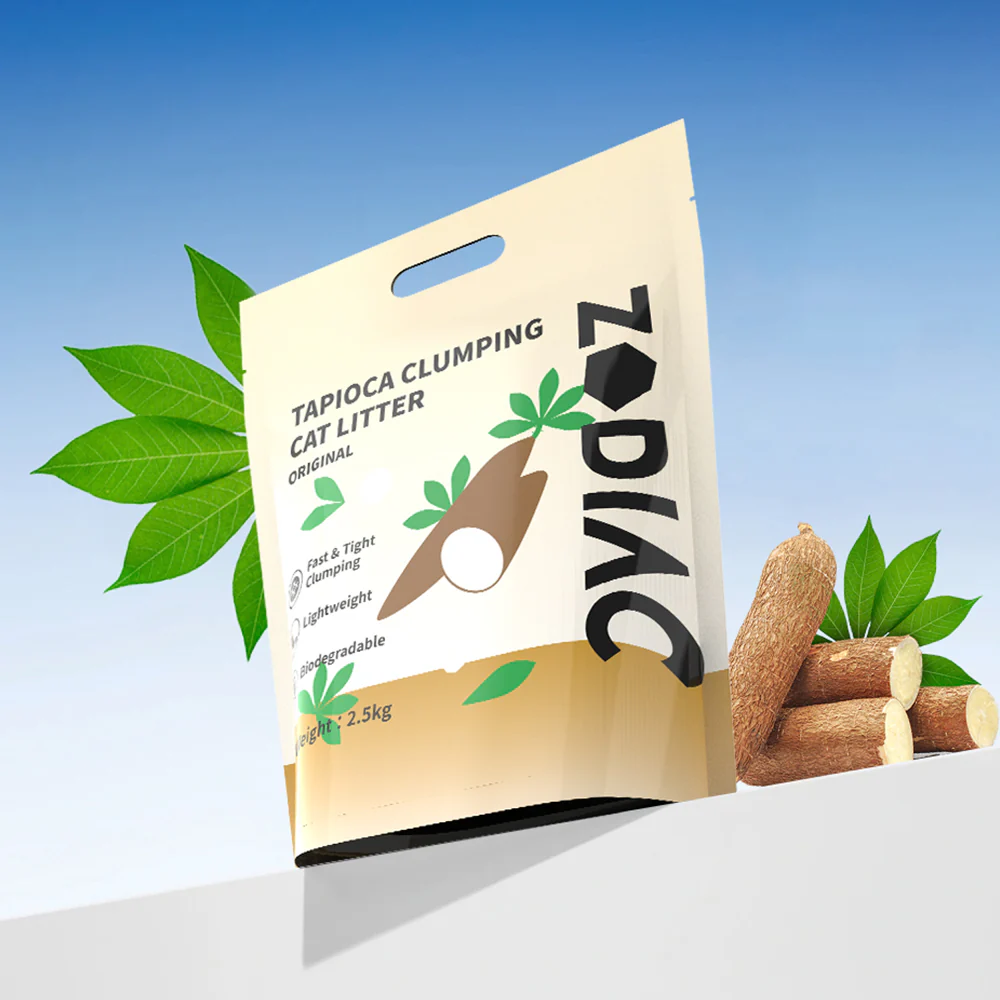 ZODIAC Puffed Cassva/Tapioca Advanced Clumping Cat Litter - Image 6