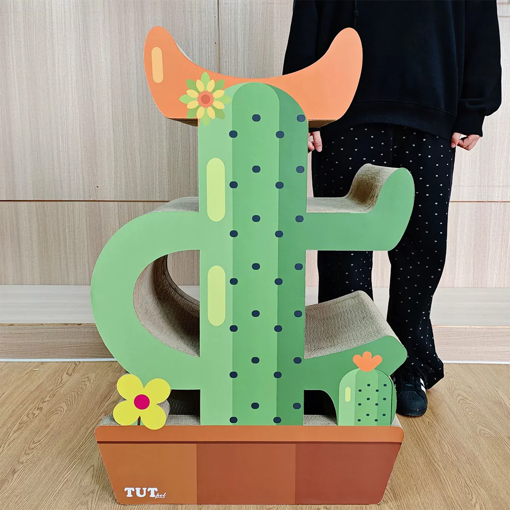 ZODIAC Cactus multi-layer Cat Scratcher 60x36x89cm - Image 4