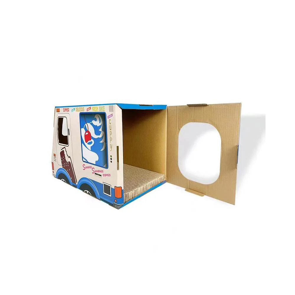 ZODIAC Blue Ice Cream Van Cat Scratchers - Image 4