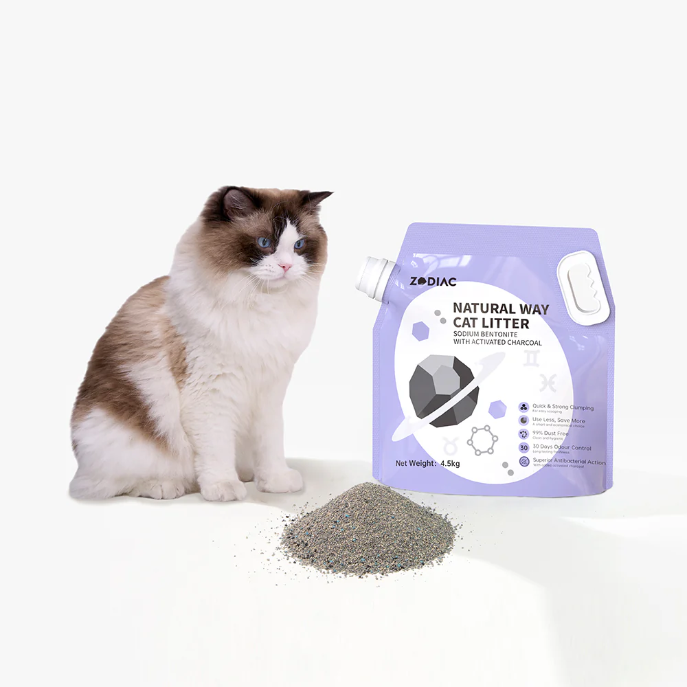 ZODIAC Natural Way Superfine Bentonite With Activated Charcoal Cat Litter - Image 4