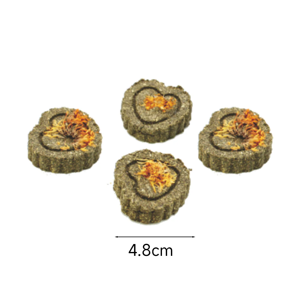 ZODIAC Nibble & Gnaw Hearts Small Animal Toy 4Pcs - Image 2